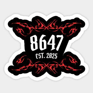 8647 Sticker
